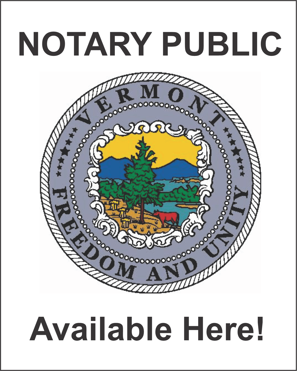 Notary Public Sign